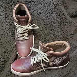 Brown Leather Boot — Inkkas Global Footwear — M and W 8